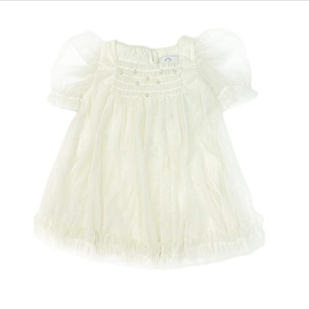 Bella Buttermilk Tulle Dress